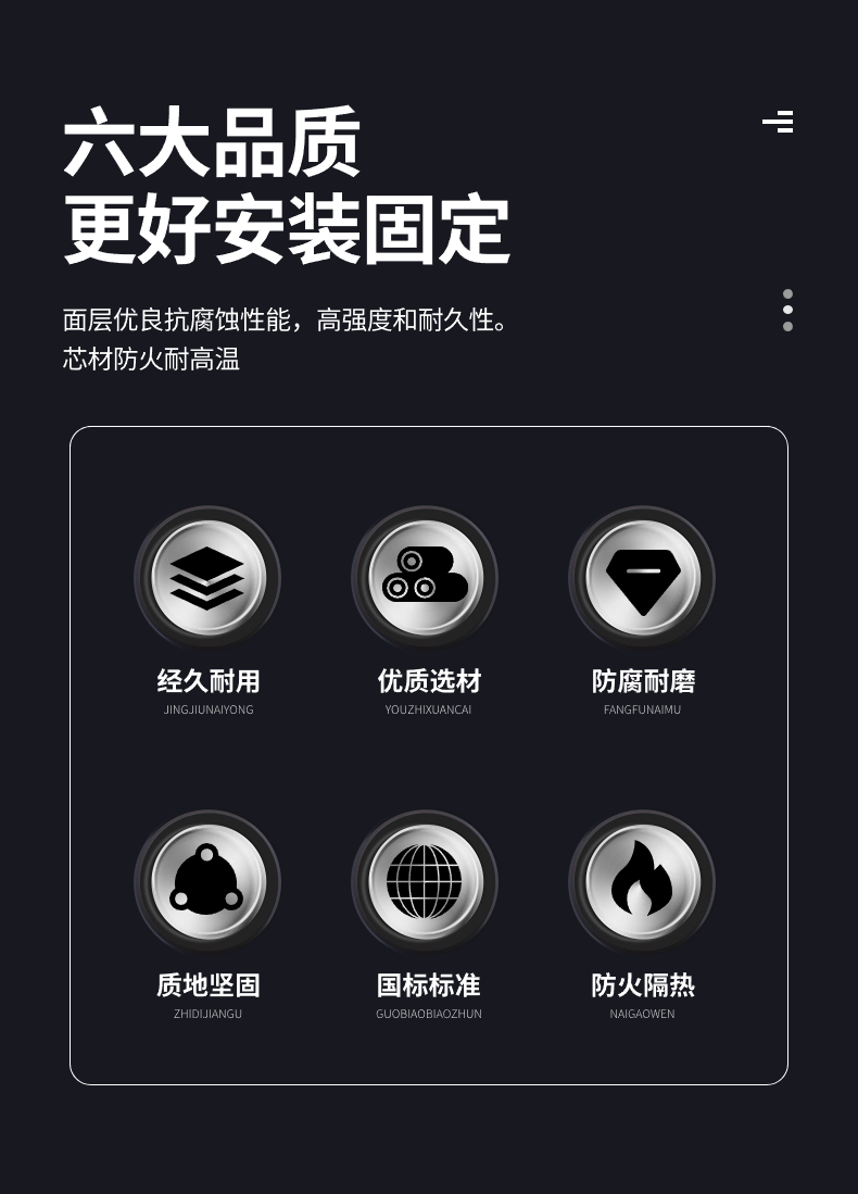 凈化板性能特點(diǎn)