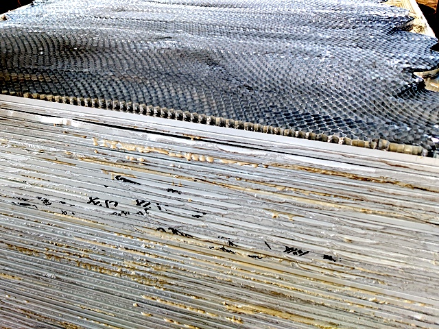 手工板鋁蜂窩板工廠實(shí)拍